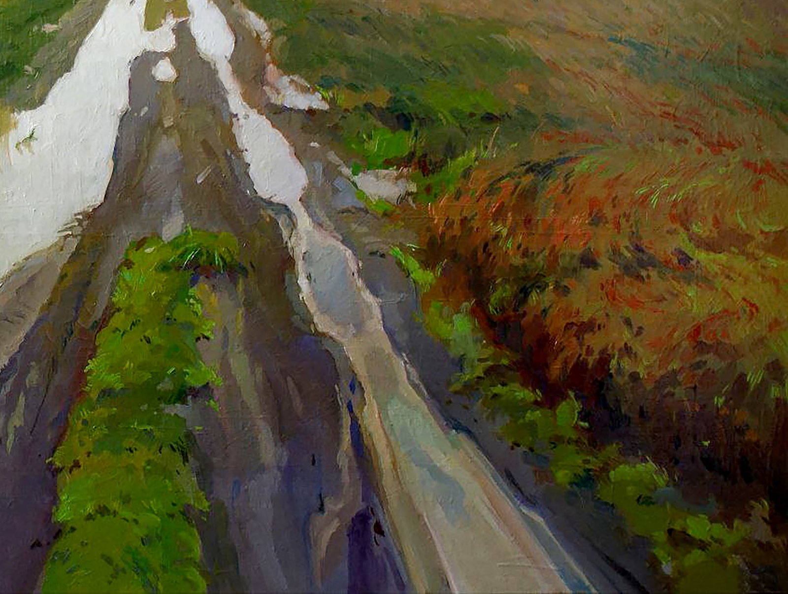 Oil painting Fogs in the mountains Anastasia Yaroshevich - 5