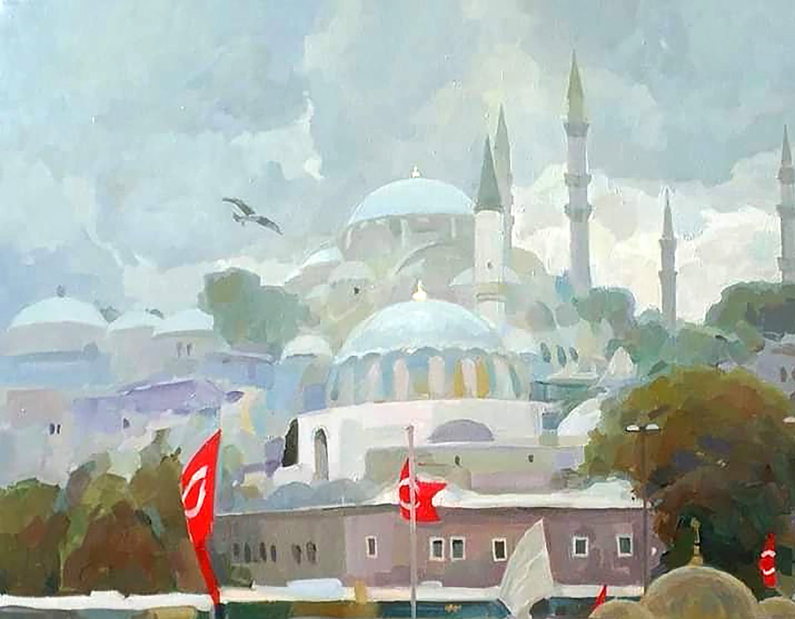 Oil painting Silver day Anastasia Yaroshevich - 2