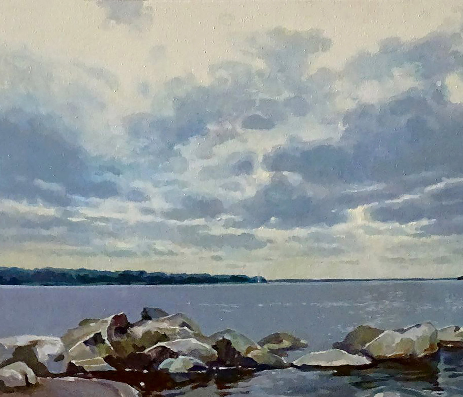Oil painting Cloudy Anastasia Yaroshevich - 2