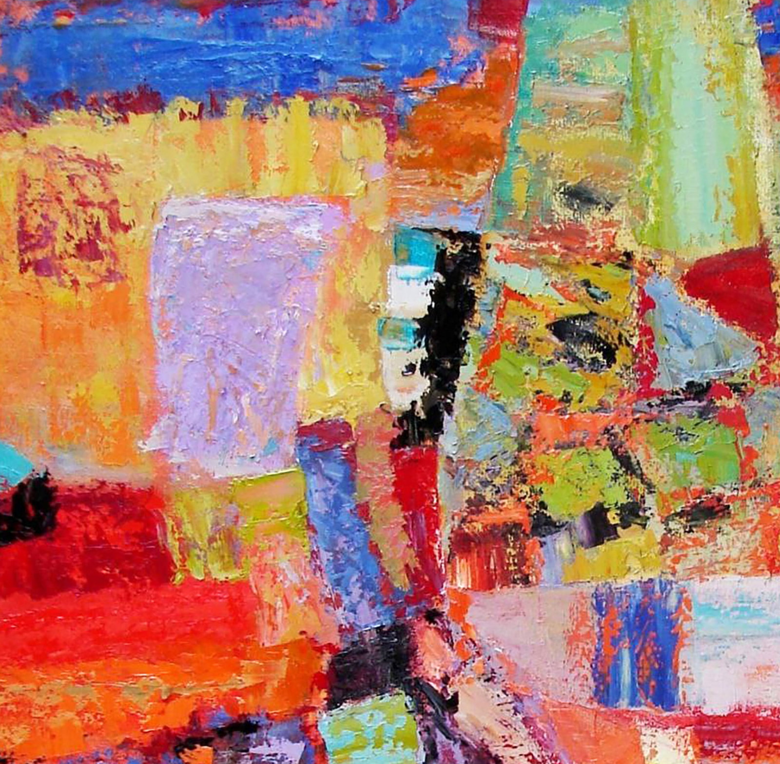 Oil painting Hot August Tatyana Shulyak - 2