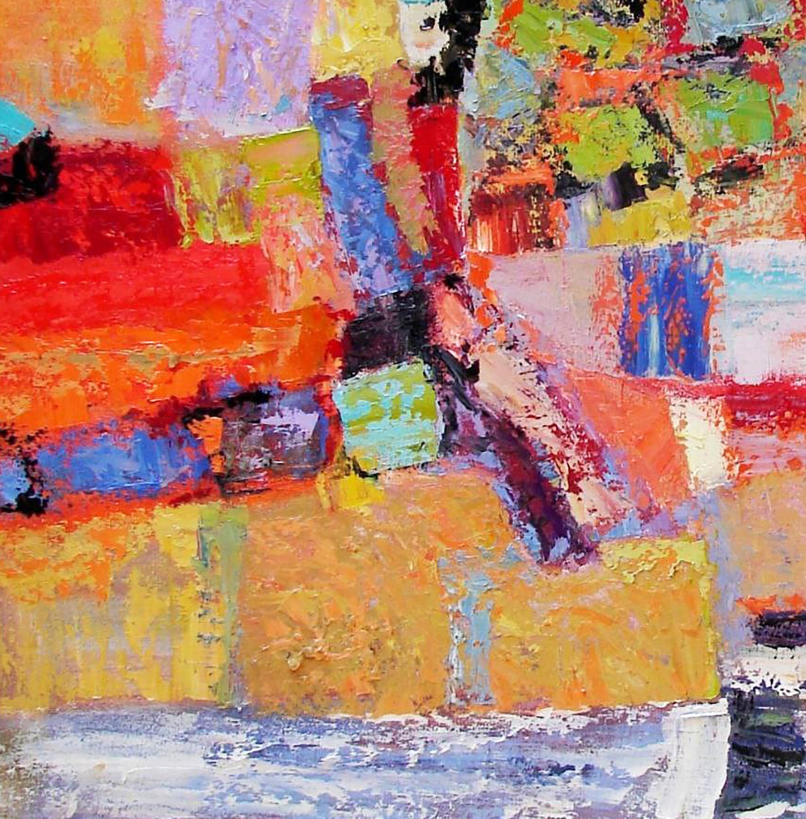 Oil painting Hot August Tatyana Shulyak - 3