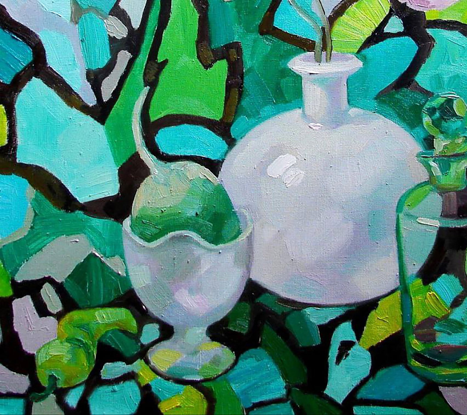 Oil painting Emerald still life Tatyana Shulyak - 4