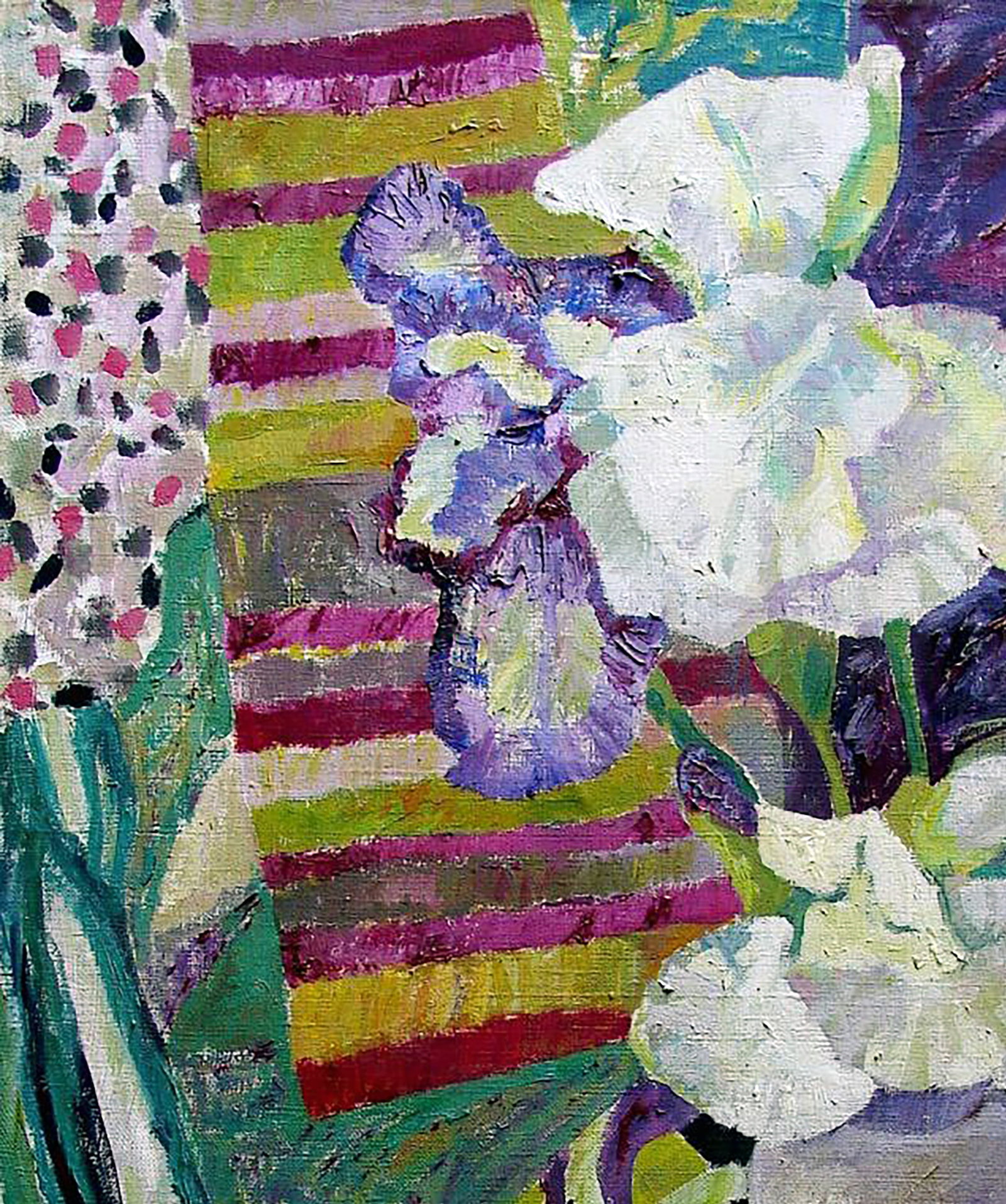 Oil painting Irises Tatyana Shulyak - 2