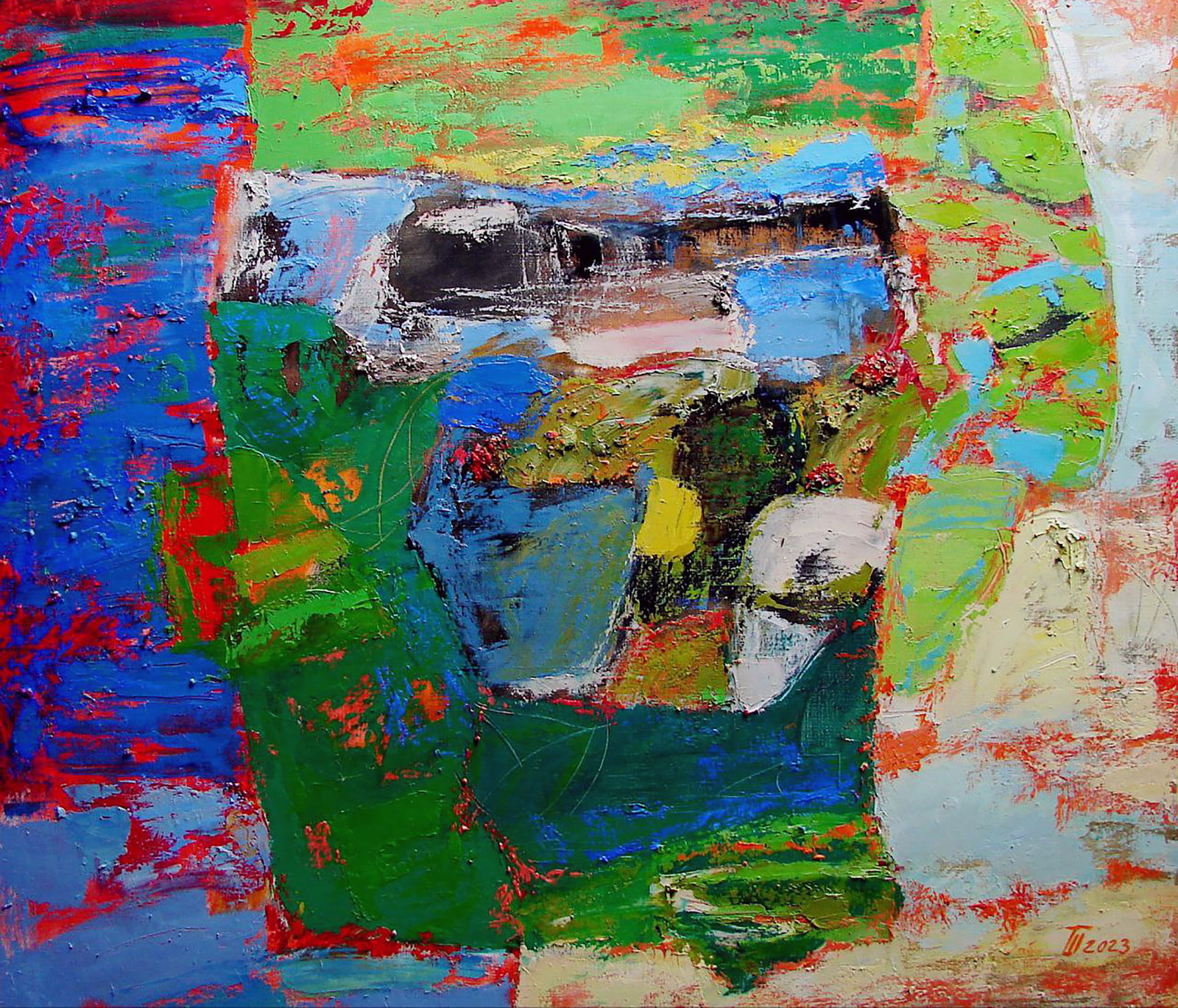 Oil painting Dreams of summer Tatyana Shulyak: Title: Oil painting Dreams of summer Tatyana Shulyak Description: 17SHUL Painter: Tatyana Shulyak Size: 65x75 cm/25.59x29.52 inches Components: oil, canvas Original painting CONDITION: excellent ARTIS