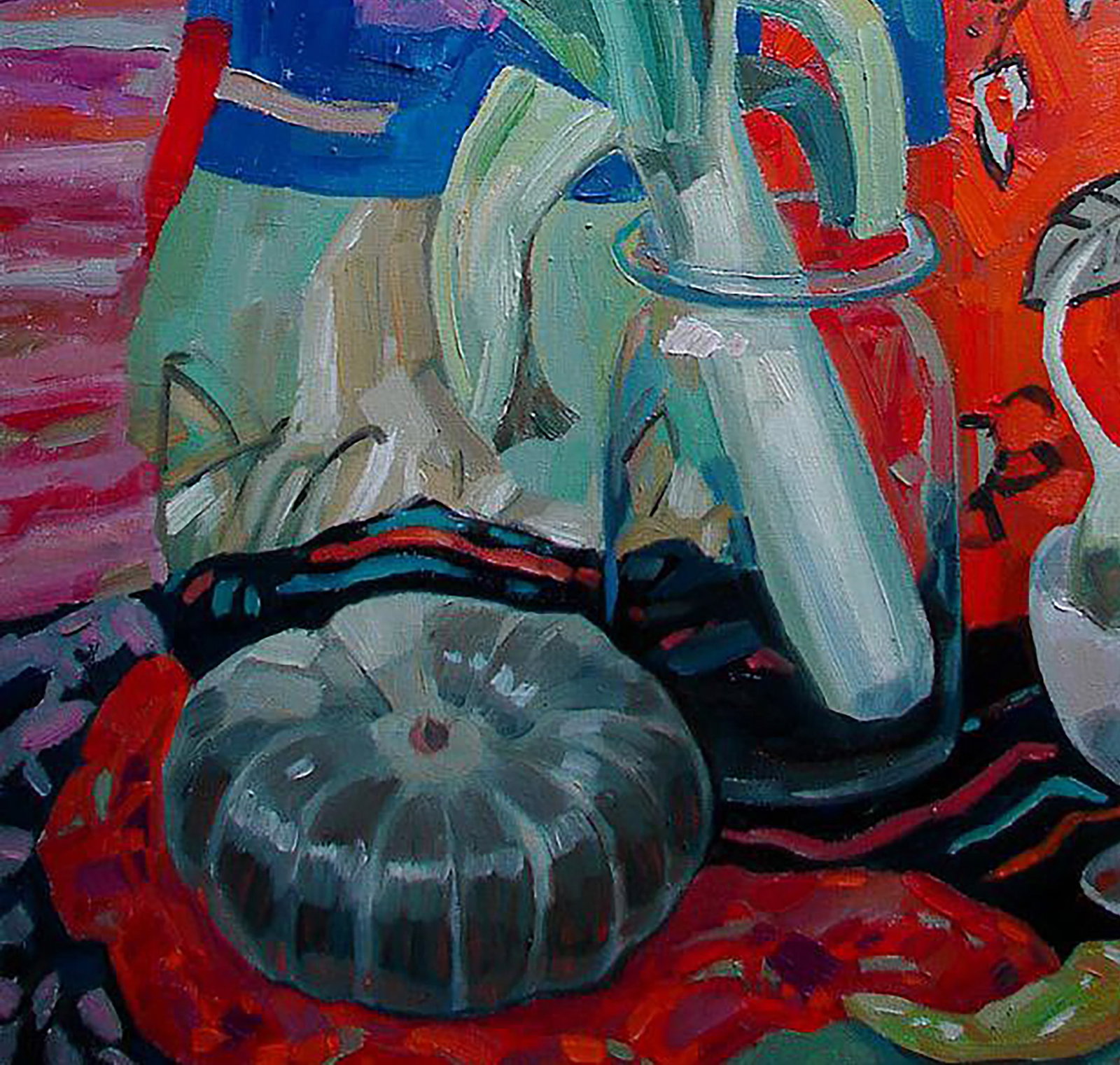 Oil painting Still life with onion Tatyana Shulyak - 4