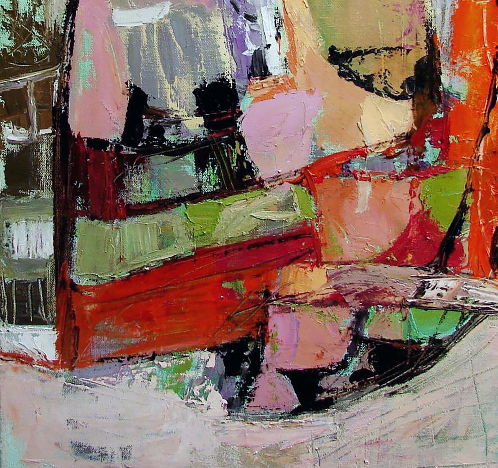 Oil painting Orange mood Tatyana Shulyak - 4