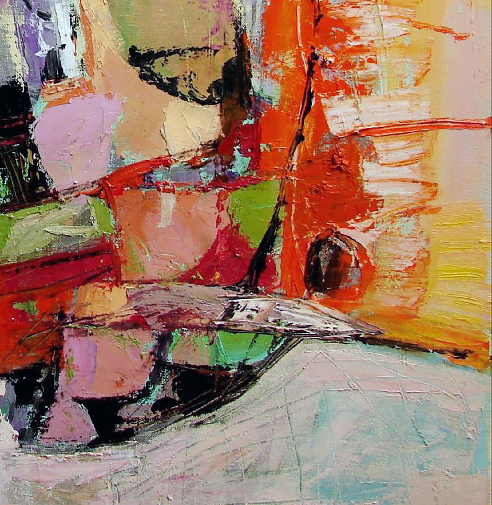 Oil painting Orange mood Tatyana Shulyak - 5
