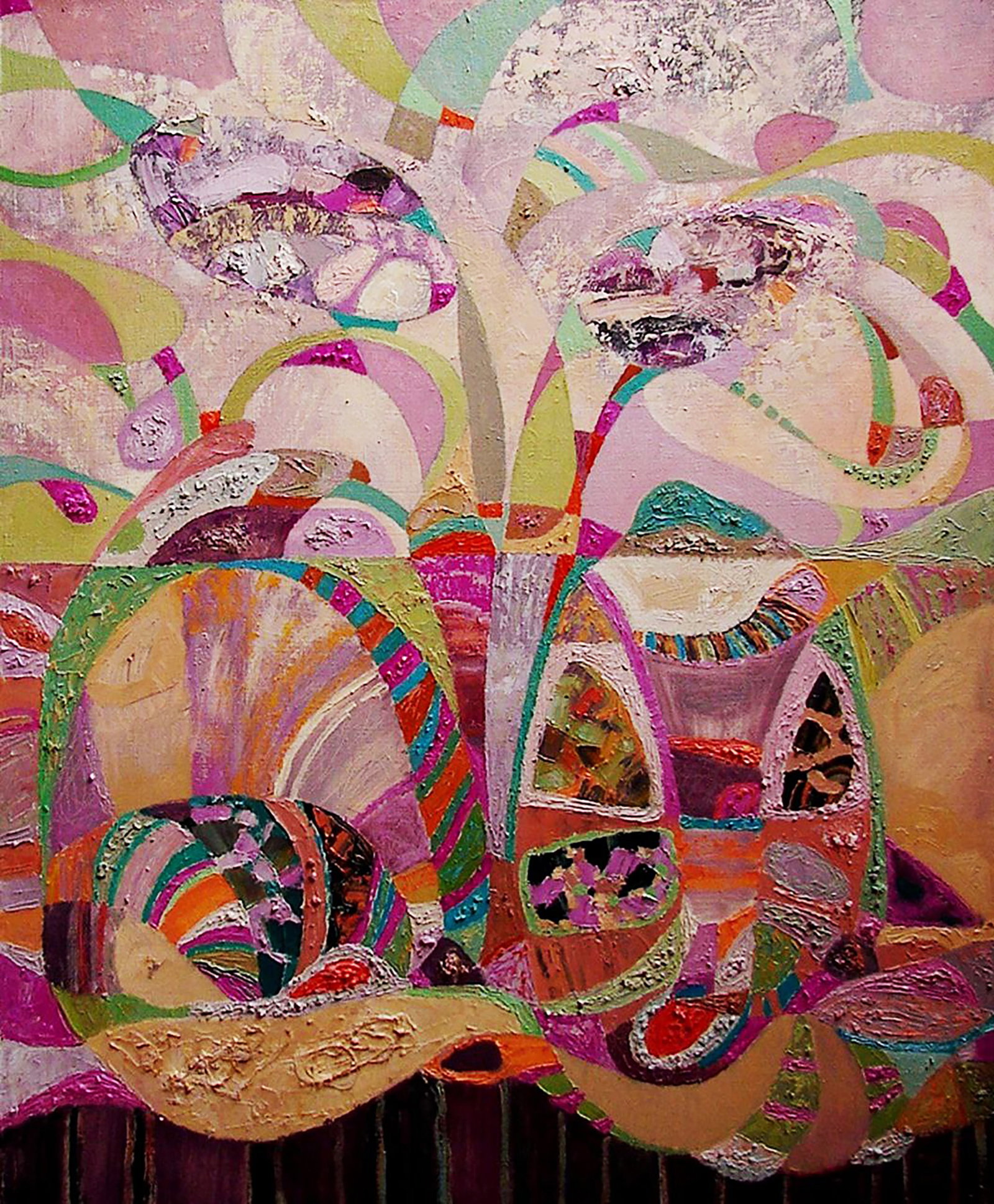 Oil painting Lilac dreams Tatyana Shulyak: Title: Oil painting Lilac dreams Tatyana Shulyak Description: 39SHUL Painter: Tatyana Shulyak Size: 78x70 cm/30.70x27.55 inches Components: oil, canvas Original painting CONDITION: excellent ARTIST: T