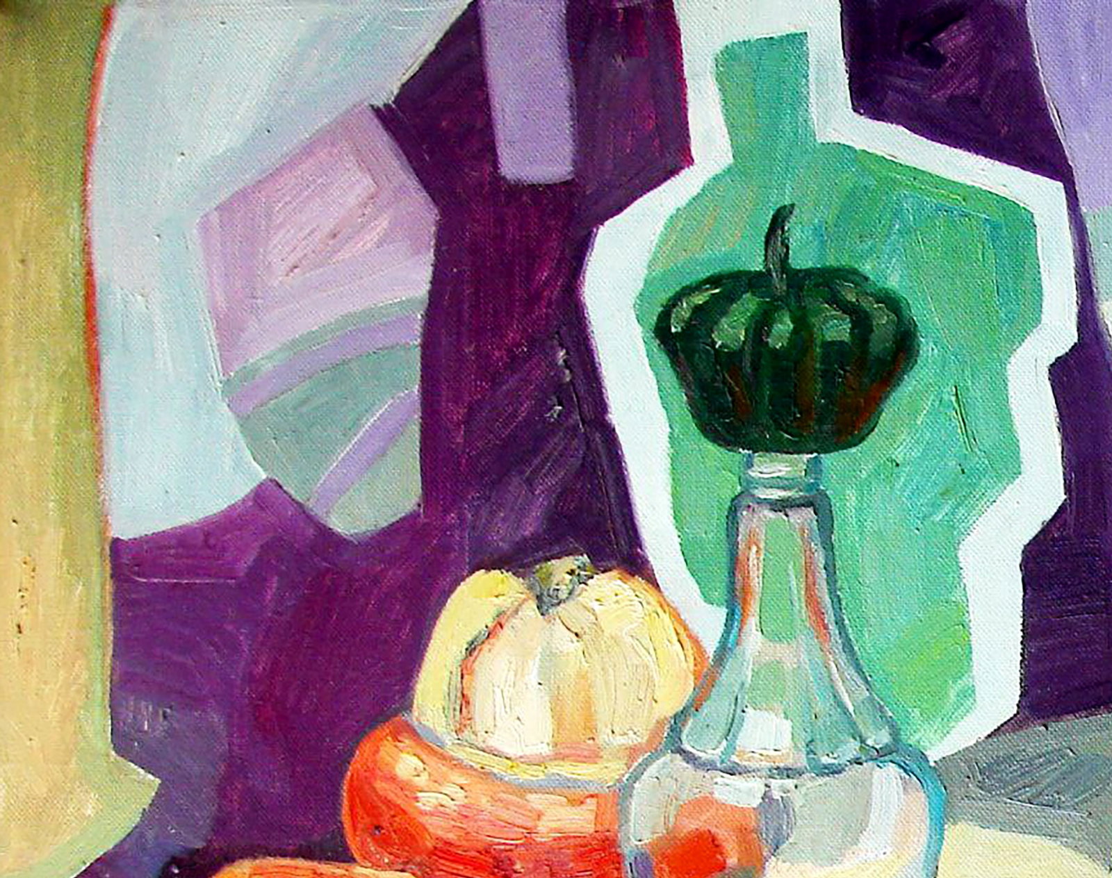 Oil painting Pumpkins and peppers Tatyana Shulyak - 2