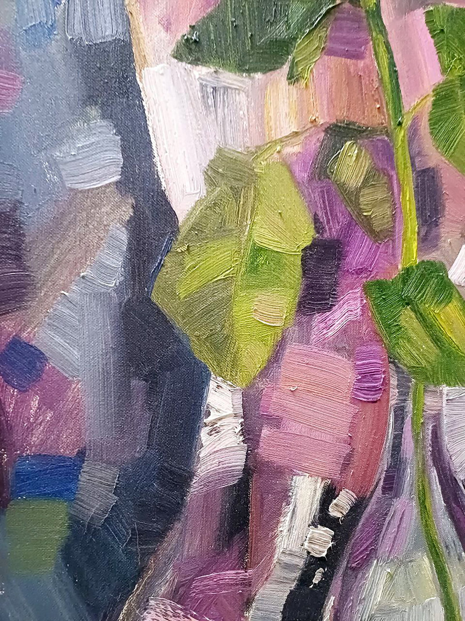 Oil painting White rose Tatyana Shulyak - 2