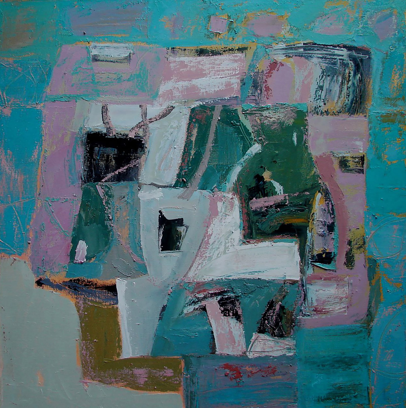 Oil painting Adriatic Cubism Tatyana Shulyak: Title: Oil painting Adriatic Cubism Tatyana Shulyak Description: 71SHUL Painter: Tatyana Shulyak Size: 60x60 cm/23.62x23.62 inches Components: oil, canvas Original painting CONDITION: excellent 