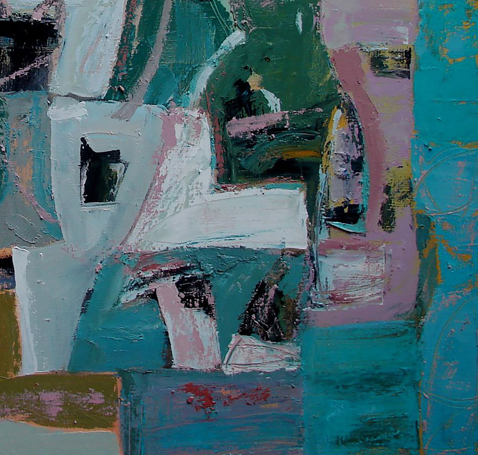 Oil painting Adriatic Cubism Tatyana Shulyak - 5