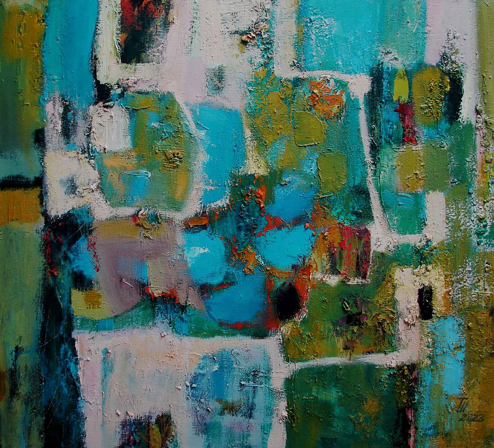 Oil painting May blossoms and the smell of spring Tatyana Shulyak (1 of 5)