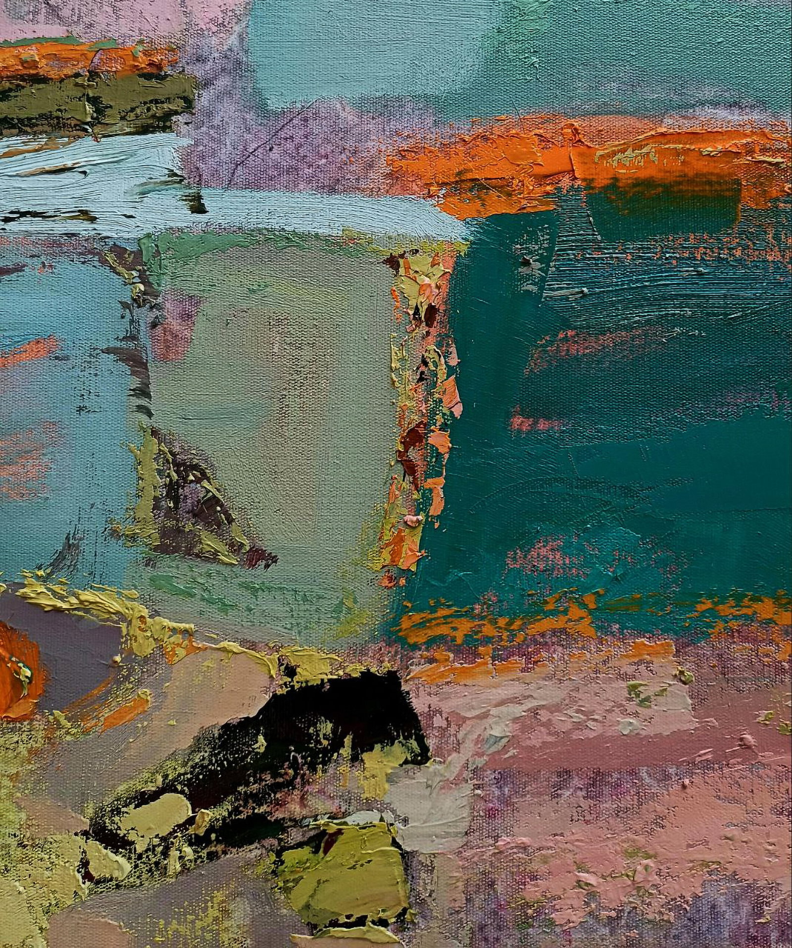 Oil painting Summer season with the dream of travel Tatyana Shulyak - 4