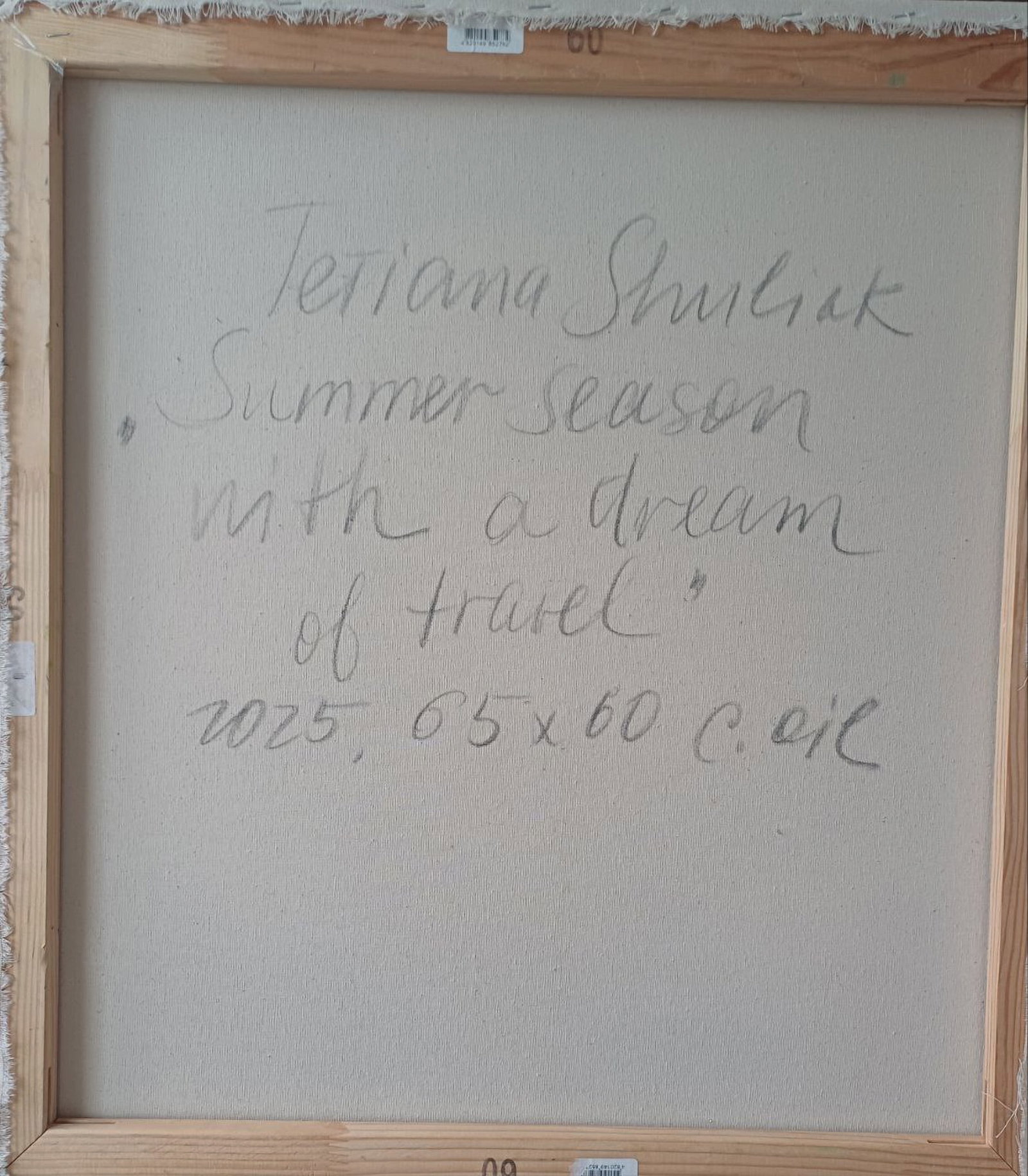 Oil painting Summer season with the dream of travel Tatyana Shulyak - 5