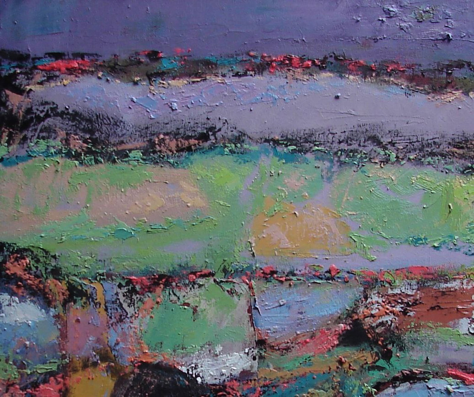 Oil painting When day and night meet in quiet grace Tetyana Shulyak - 3