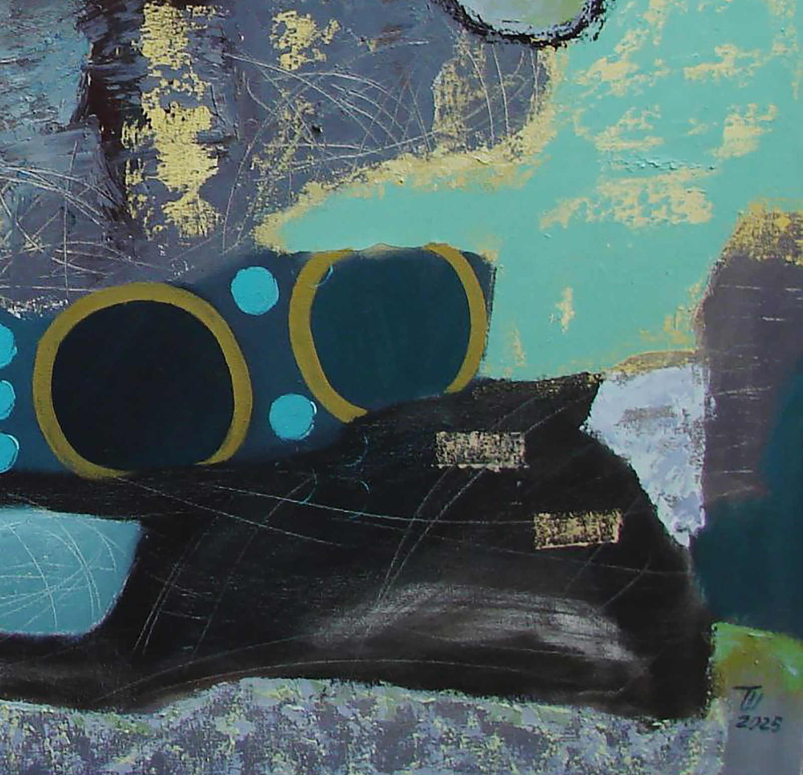 Oil painting Find your treasure in abstraction Tatyana Shulyak - 2