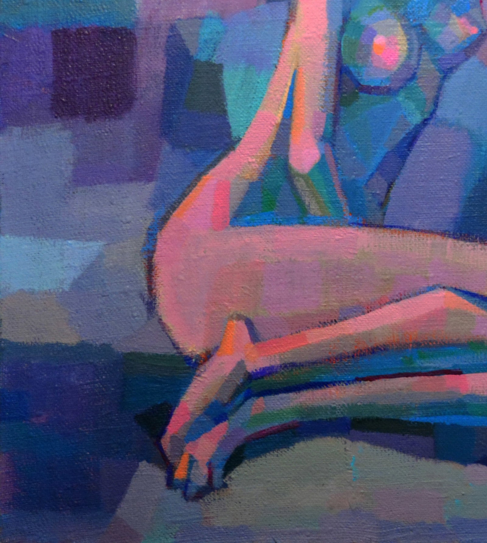 Acrylic painting The Smell of Spring Alexey Rubanov - 4