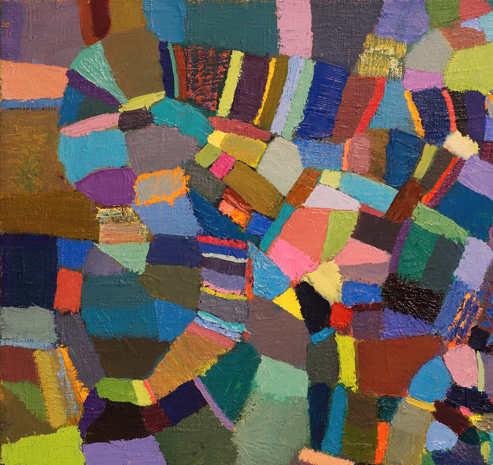 Oil painting Chameleon in the Labyrinth of Colors Alexey Rubanov - 2