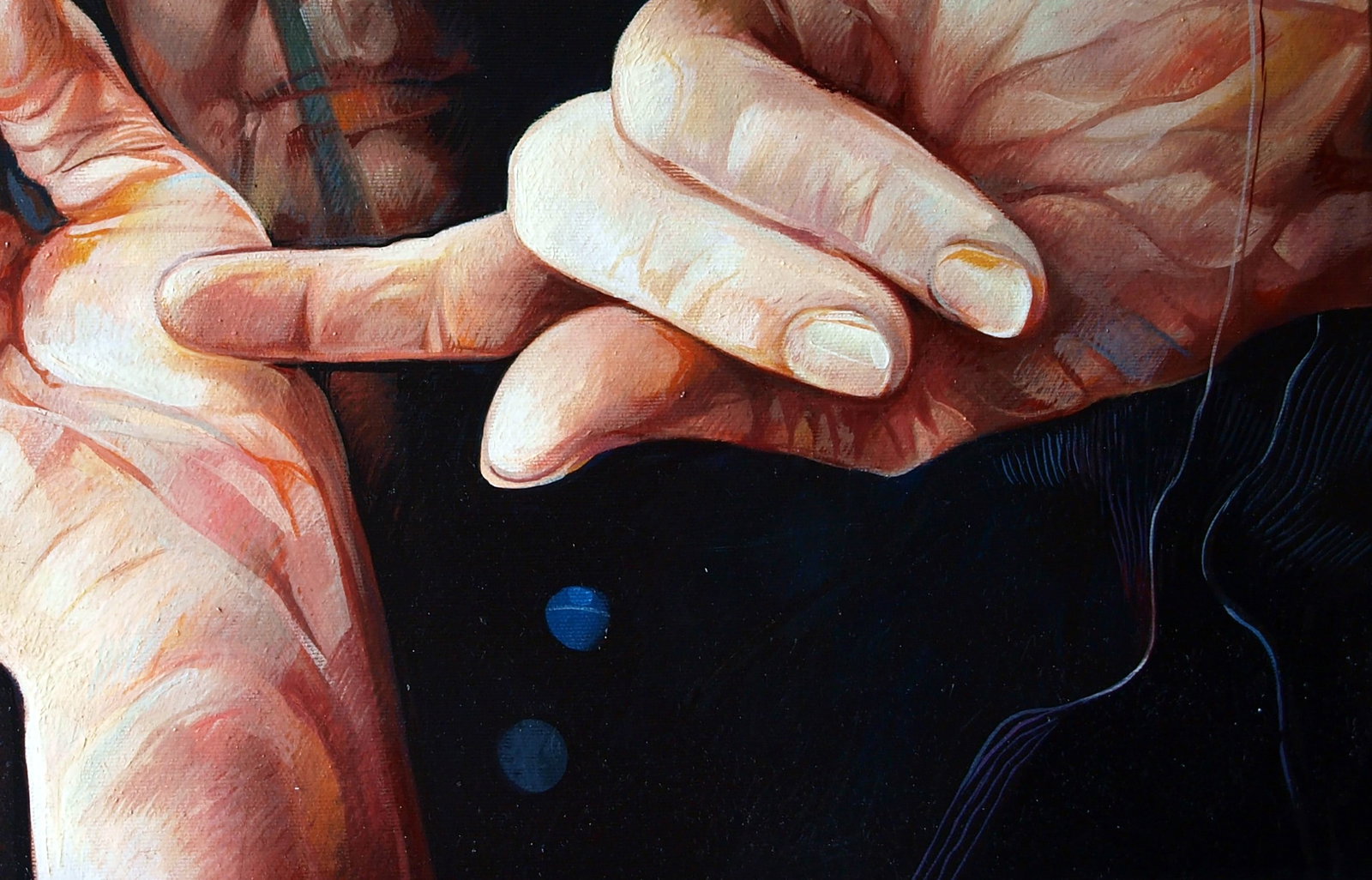 Oil painting Hands of Fortune Konsta G. Amelinn - 5