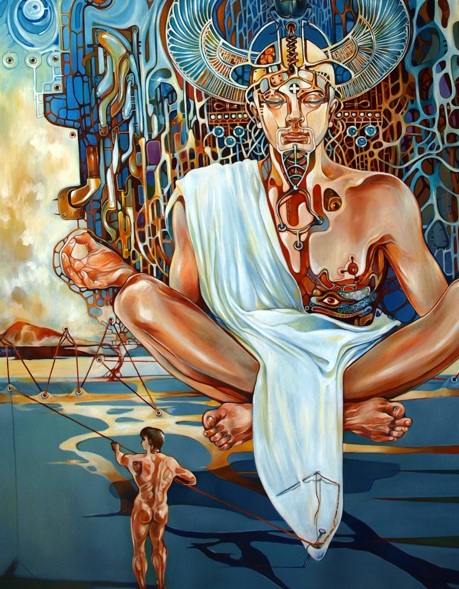 Oil painting Arjuna Konsta G. Amelinn - 2