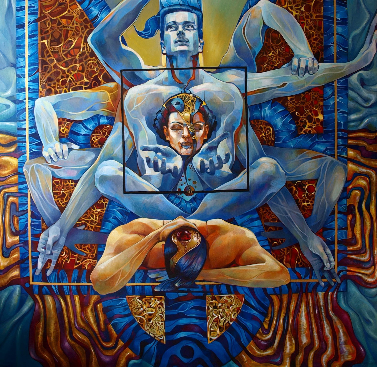 Oil painting Ashwattha Konsta G. Amelinn - 3