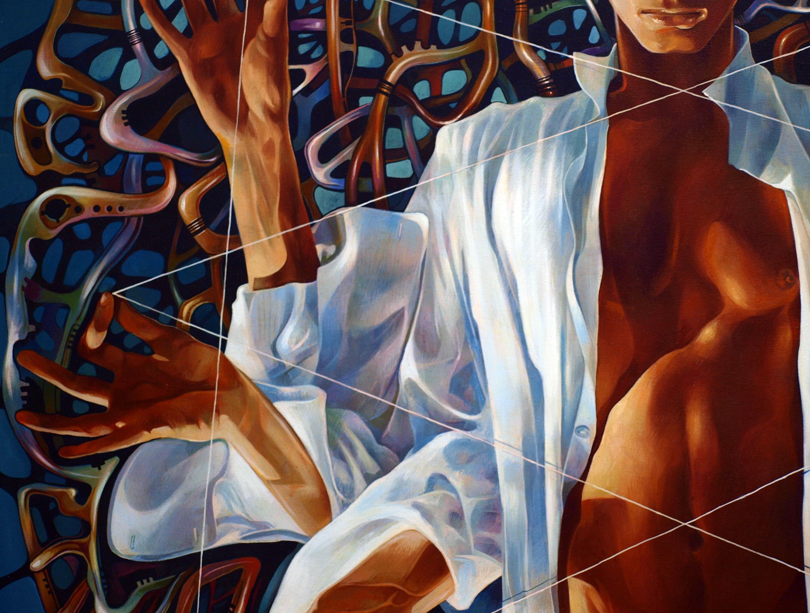 Oil painting Banyan Konsta G. Amelinn - 2