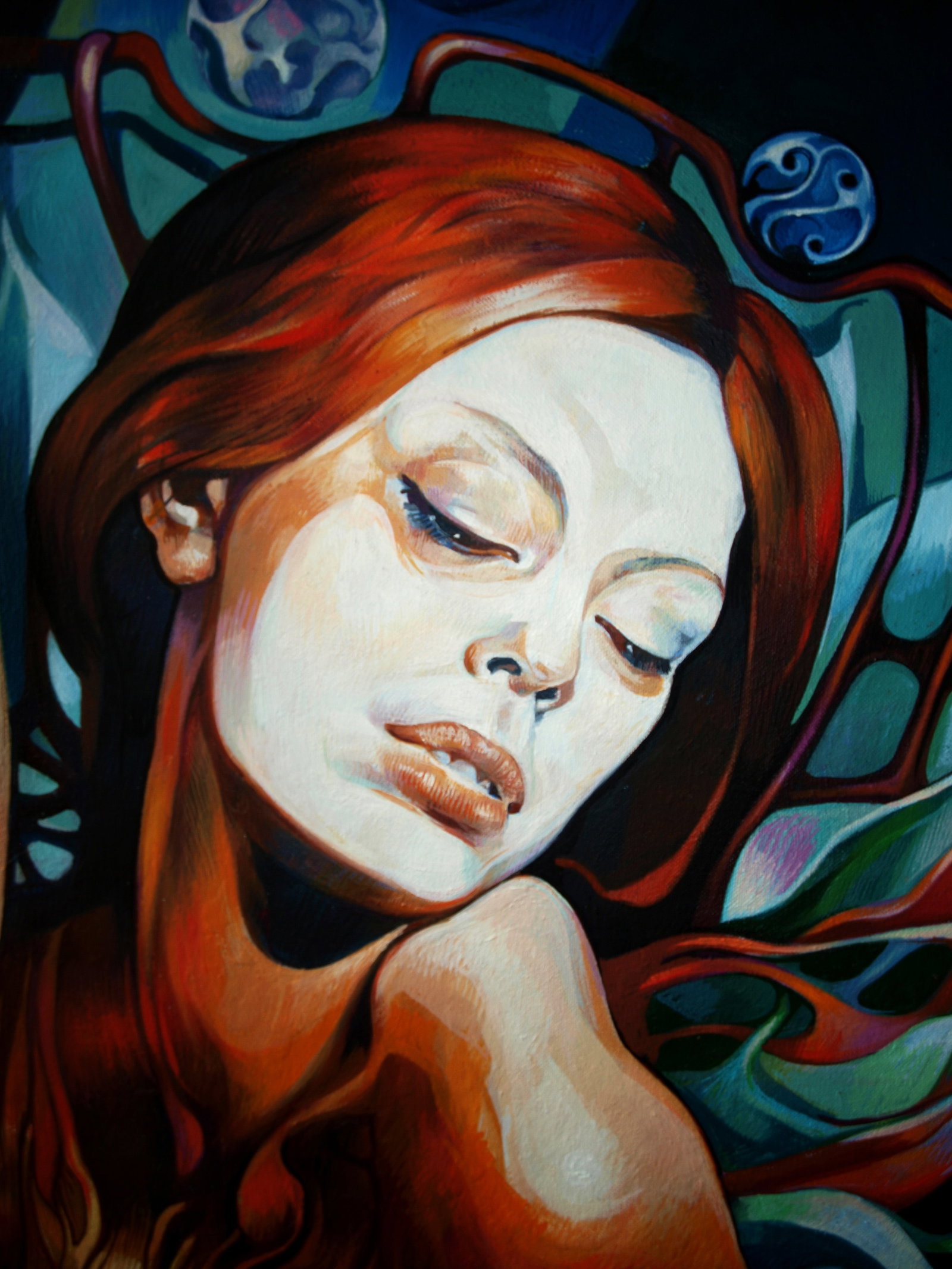 Oil painting Mirror of consciousness Konsta G. Amelinn - 5