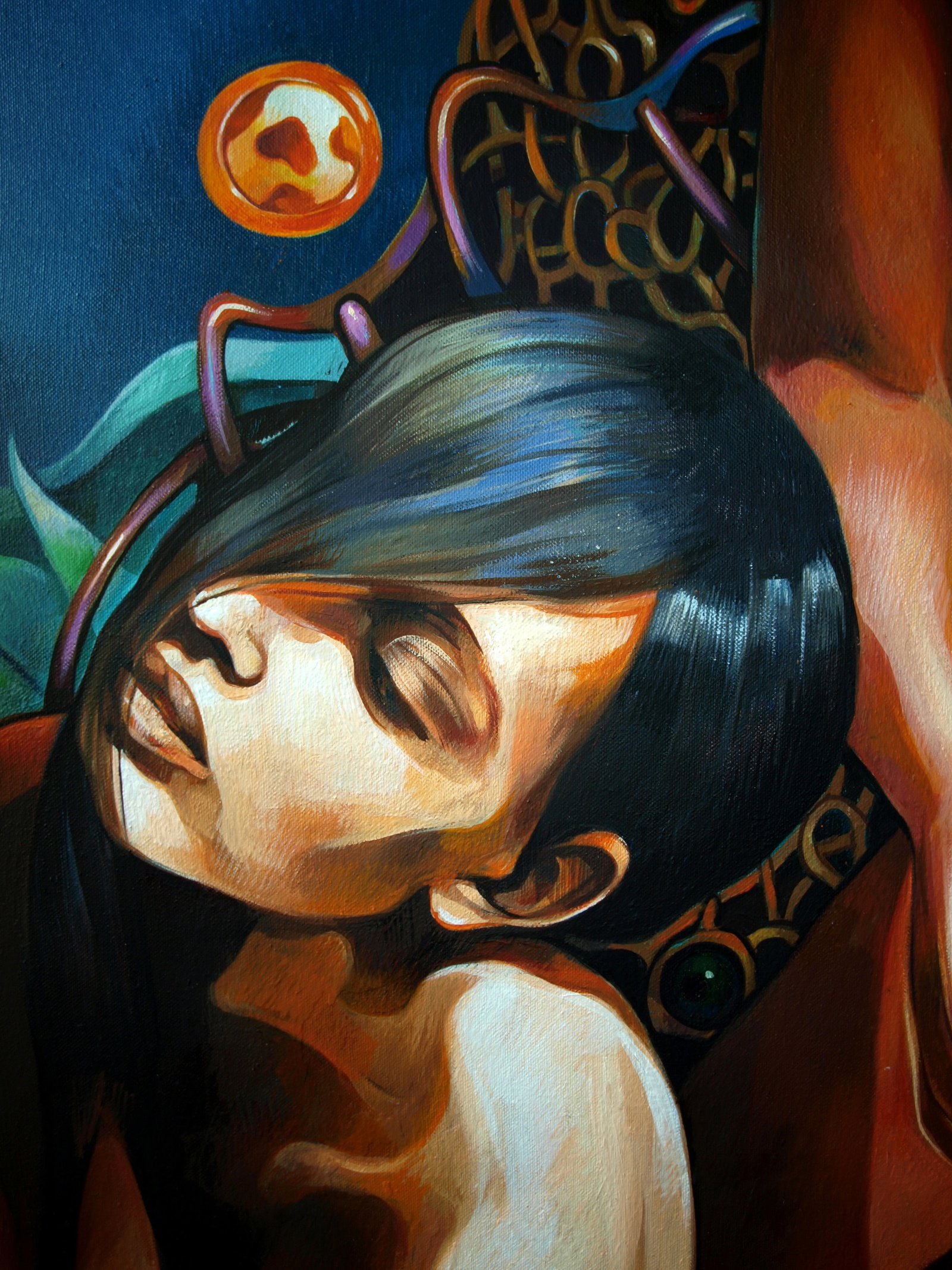 Oil painting Mirror of consciousness Konsta G. Amelinn - 6