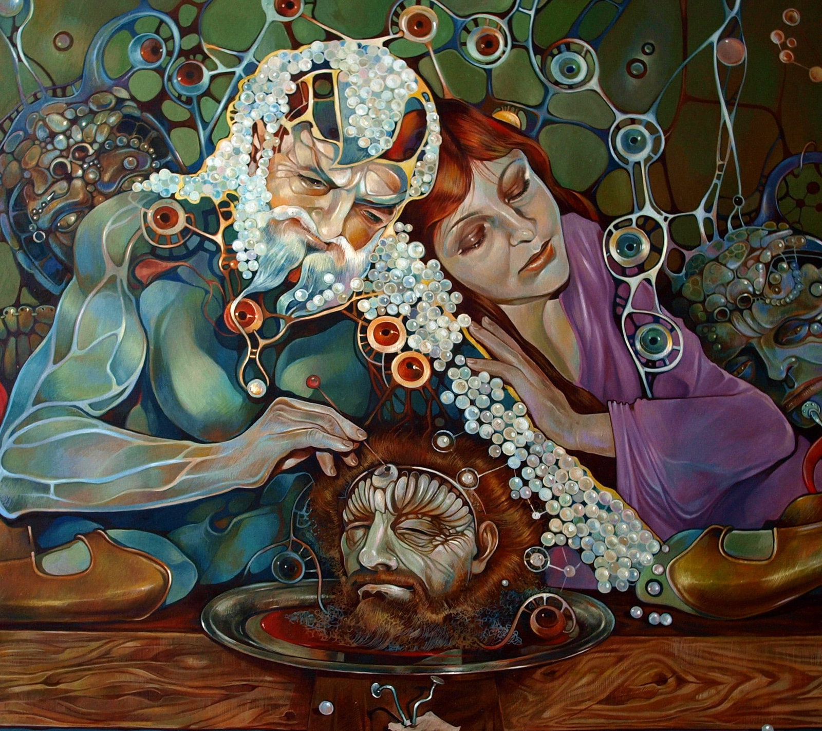 Oil painting Pistis Sophia Konsta G. Amelinn - 2