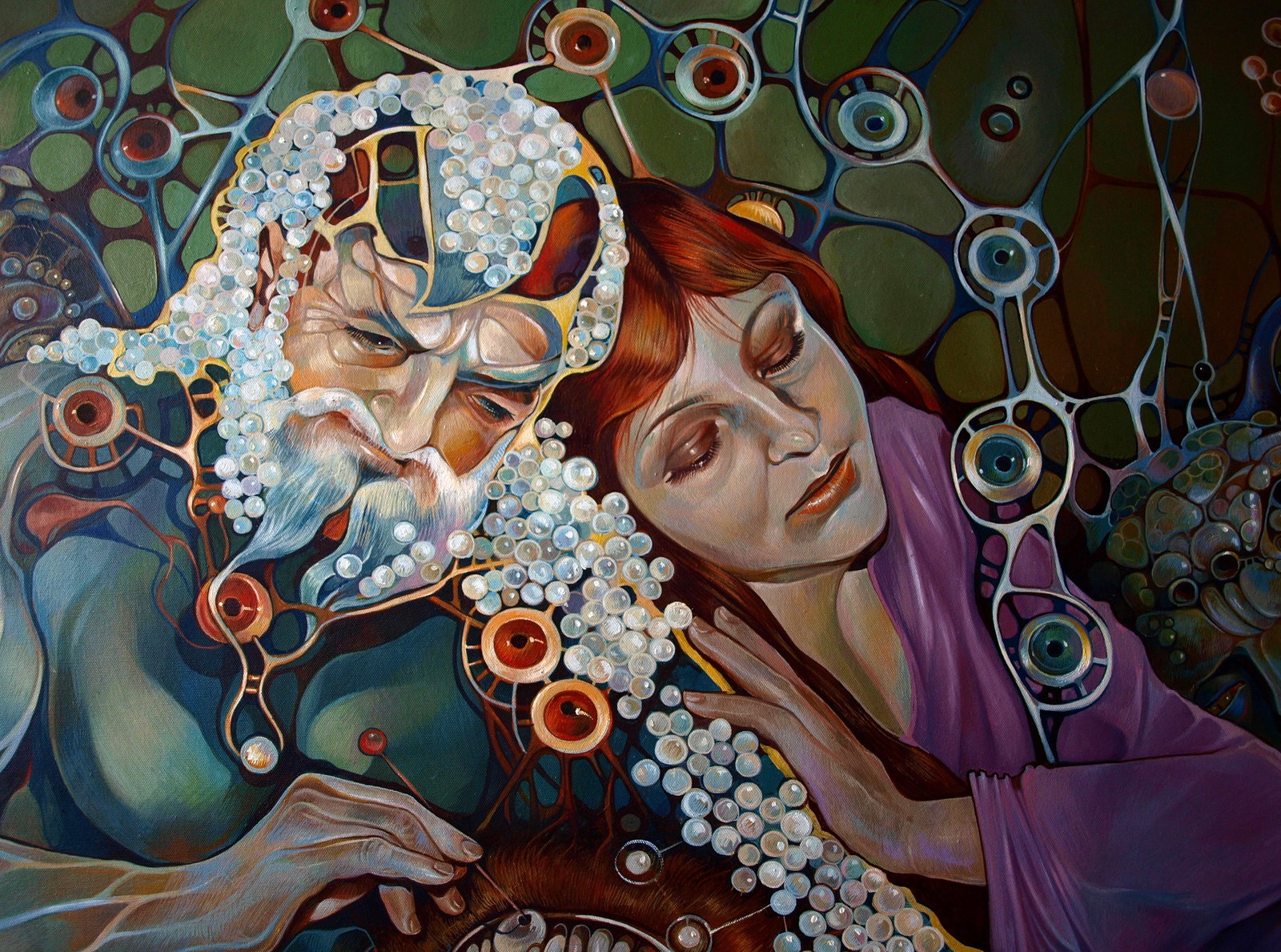 Oil painting Pistis Sophia Konsta G. Amelinn - 5