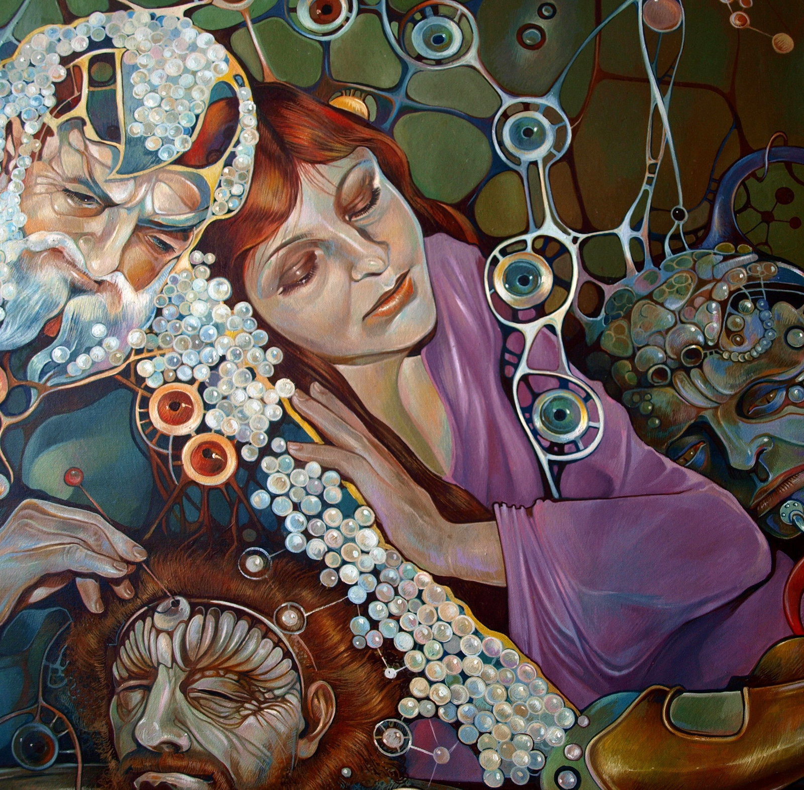 Oil painting Pistis Sophia Konsta G. Amelinn - 6