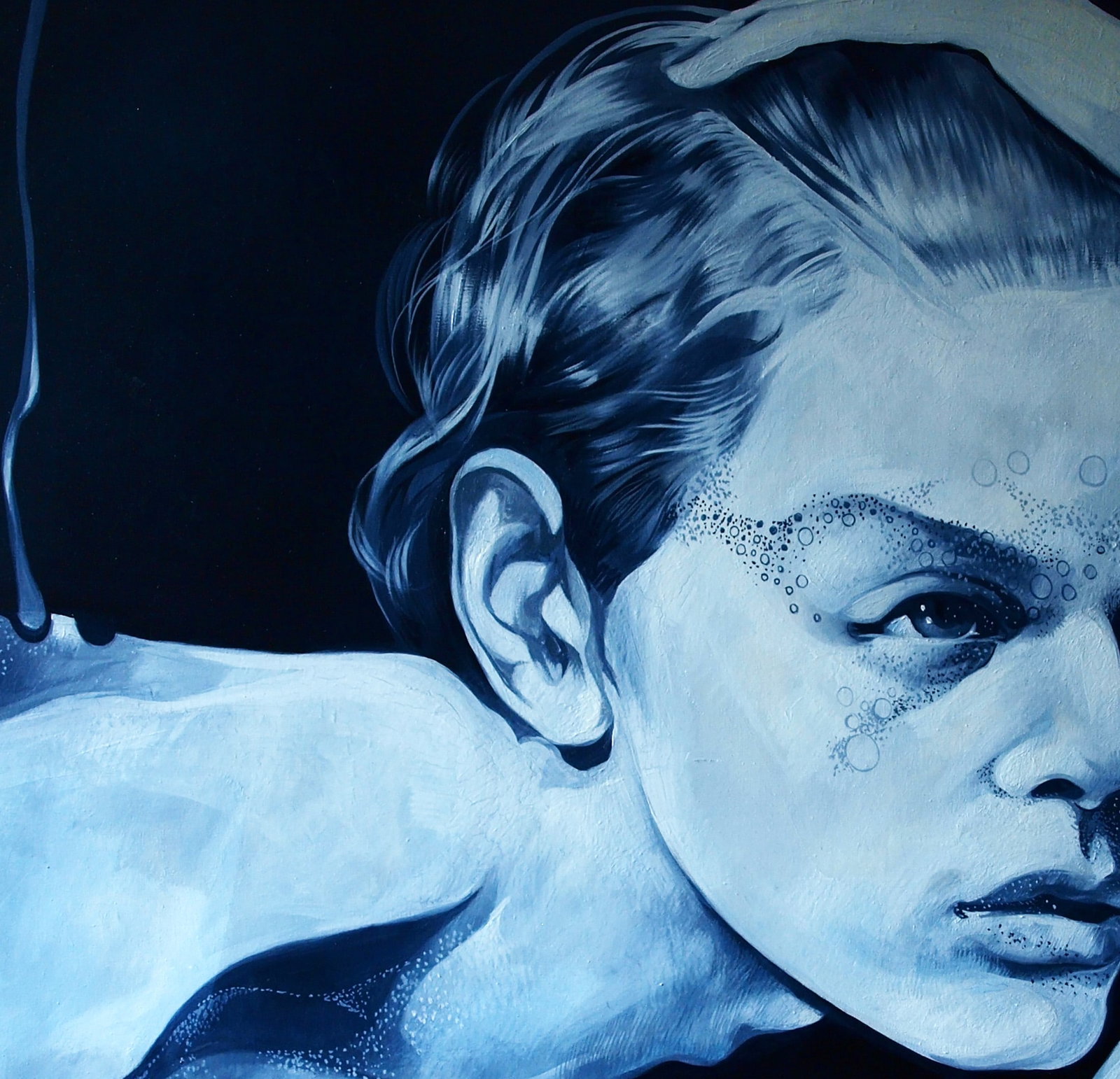 Oil painting After a hard week Konsta G. Amelinn - 2