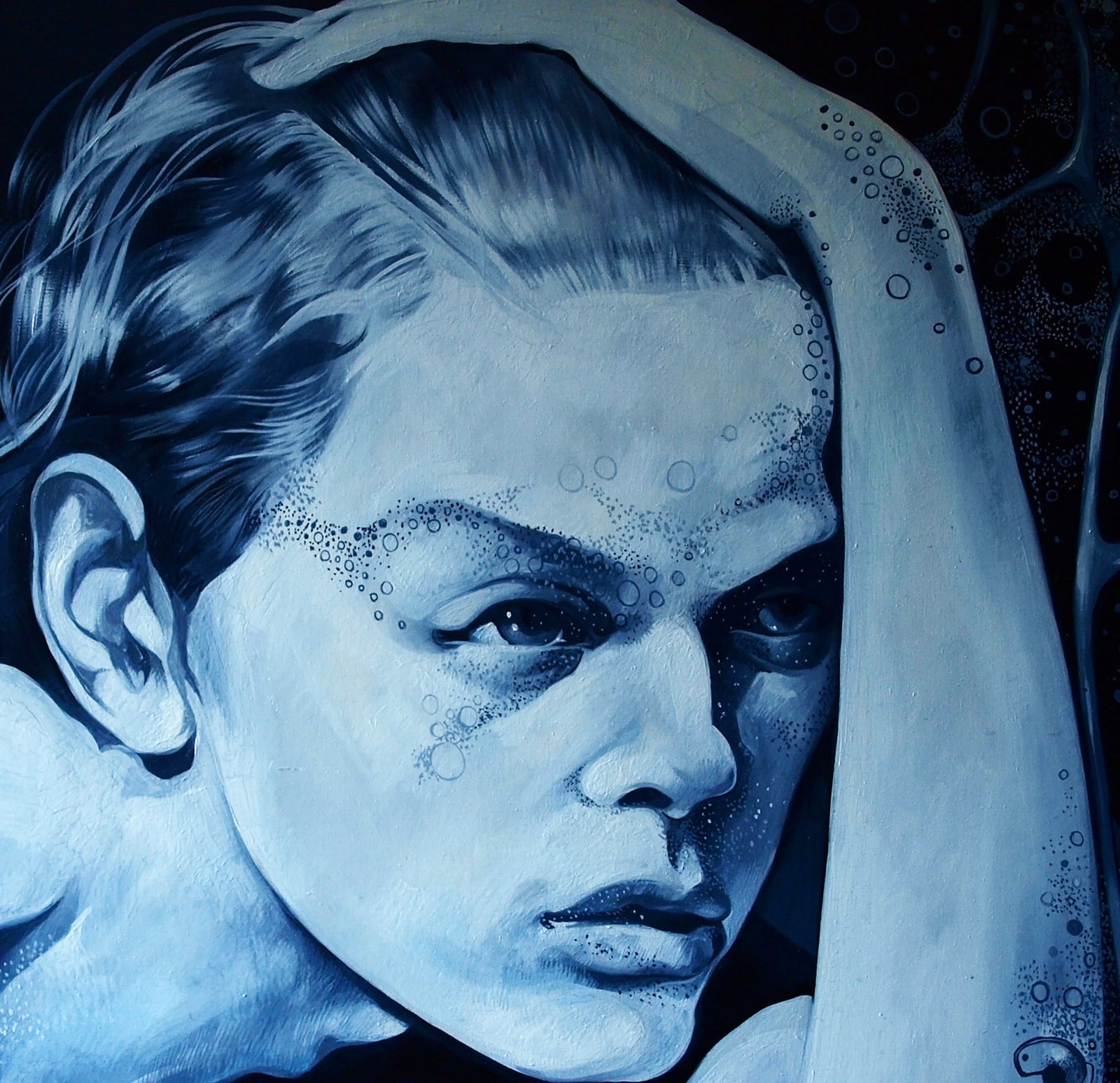 Oil painting After a hard week Konsta G. Amelinn - 3