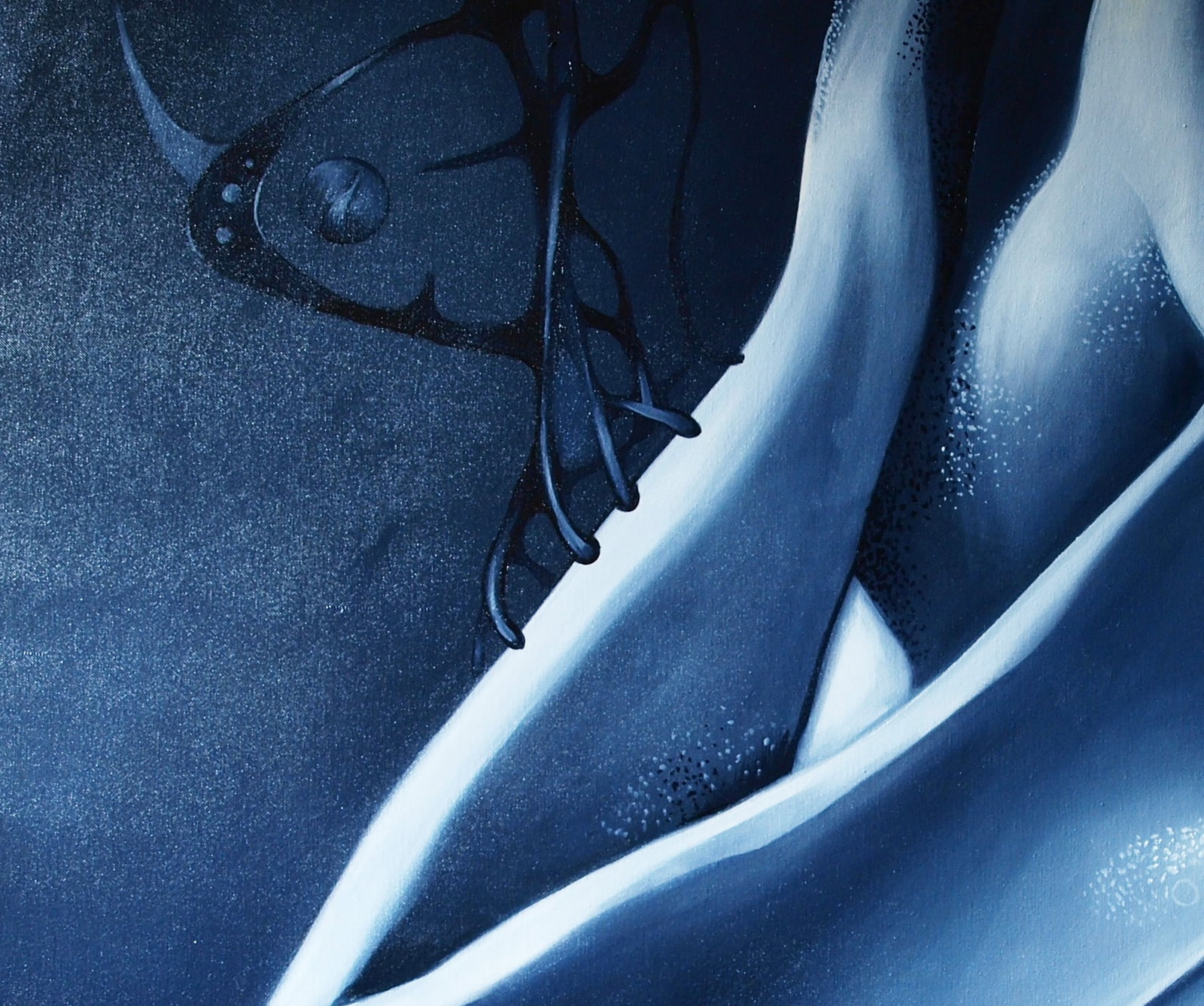 Oil painting Touching bodies Konsta G. Amelinn - 2