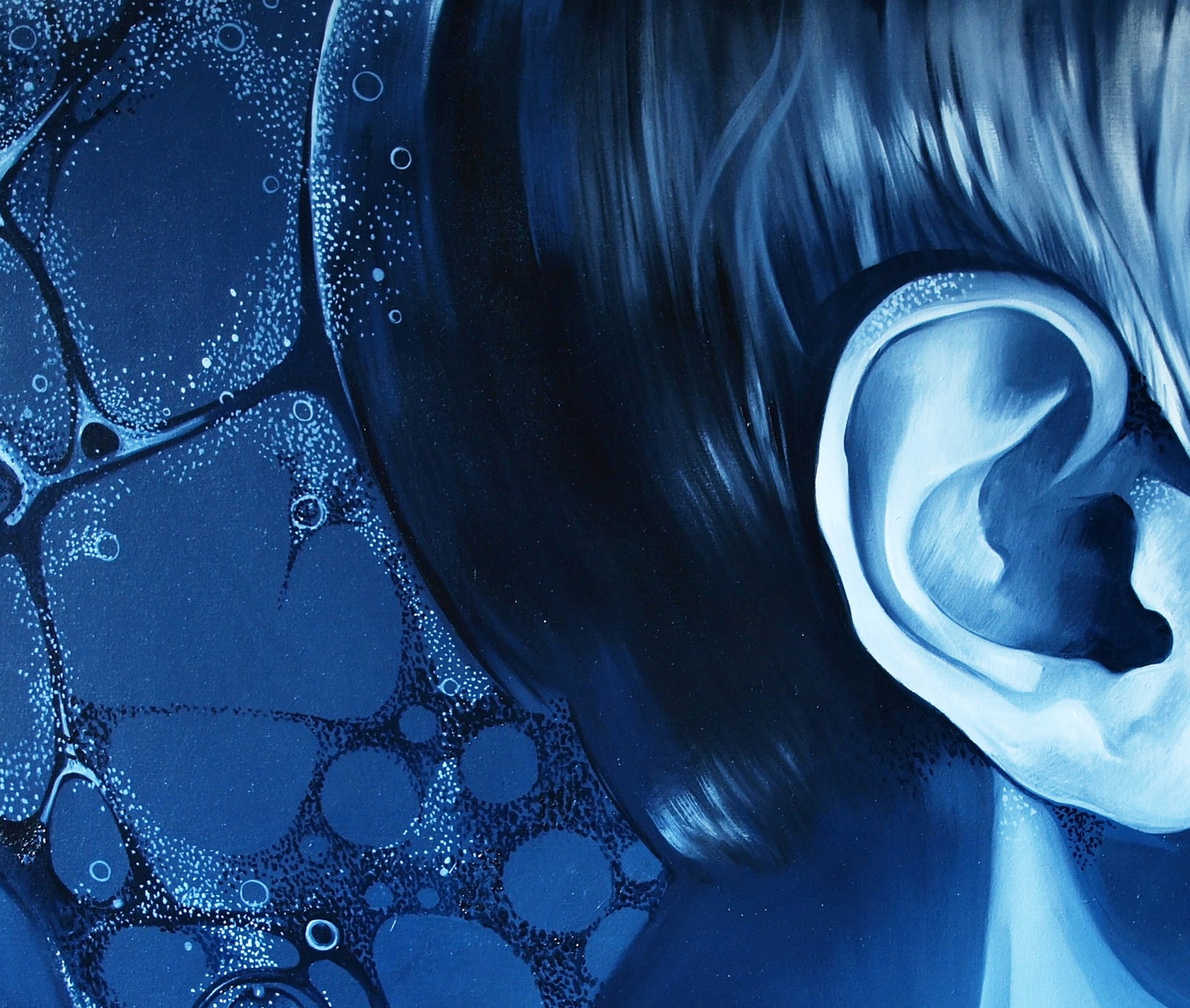 Oil painting Before pleasure Konsta G. Amelinn - 2