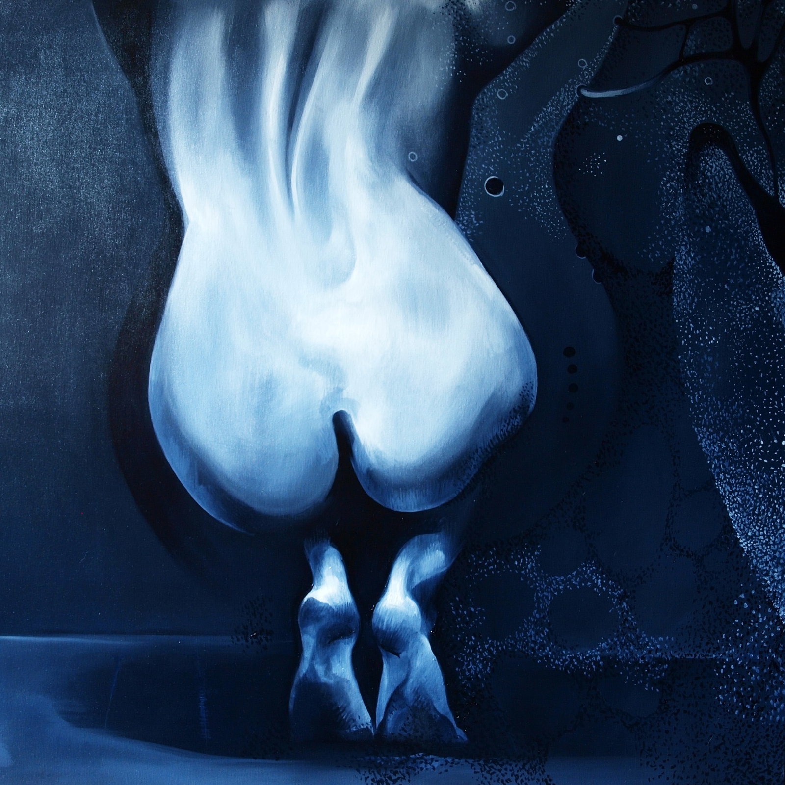 Oil painting Alone Konsta G. Amelinn: Title: Oil painting Alone Konsta G. Amelinn Description: 39KONS Painter: Konsta G. Amelinn Size: 100x100 cm/39.37x39.37 inches Components: oil, canvas Original painting - for nine paintings - price 90