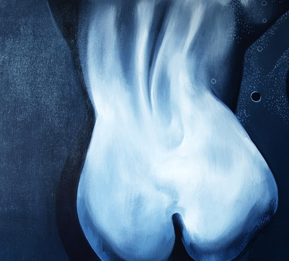 Oil painting Alone Konsta G. Amelinn - 2