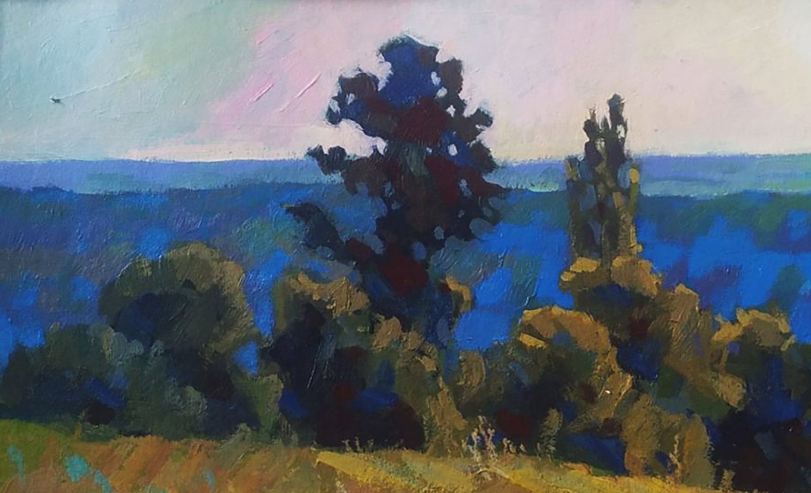 Acrylic painting It's getting dark Serhii Kachyn - 2