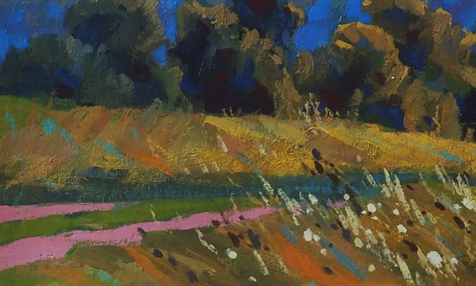 Acrylic painting It's getting dark Serhii Kachyn - 4