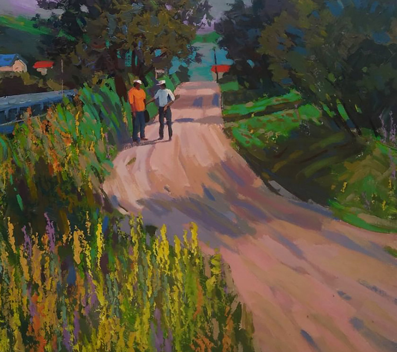 Acrylic painting Summer in the mountains Serhii Kachyn - 5