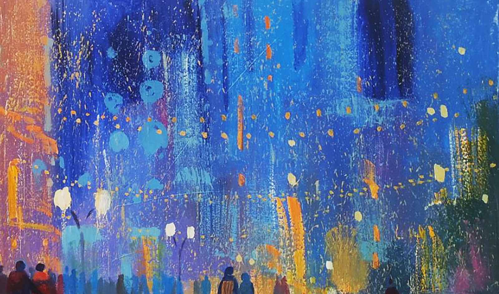 Acrylic painting Before Christmas Serhii Kachyn - 3