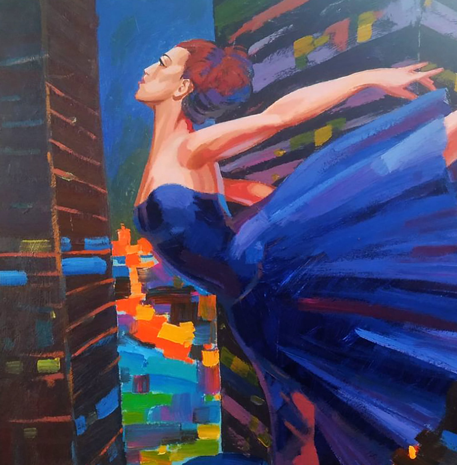 Acrylic painting Equilibrium Serhii Kachyn - 2