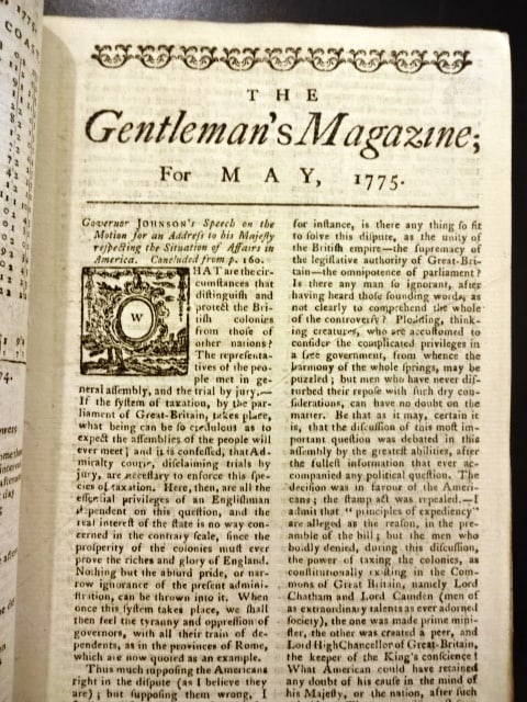 1775 Gentleman's Magazine Lexington and Concord - 3