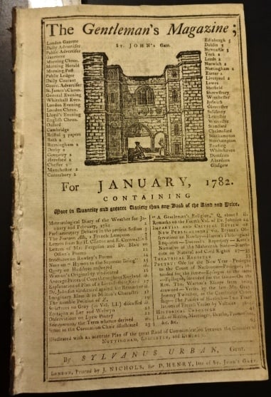 1782 Magazine Cornwallis Surrender Revolutionary War (1 of 7)