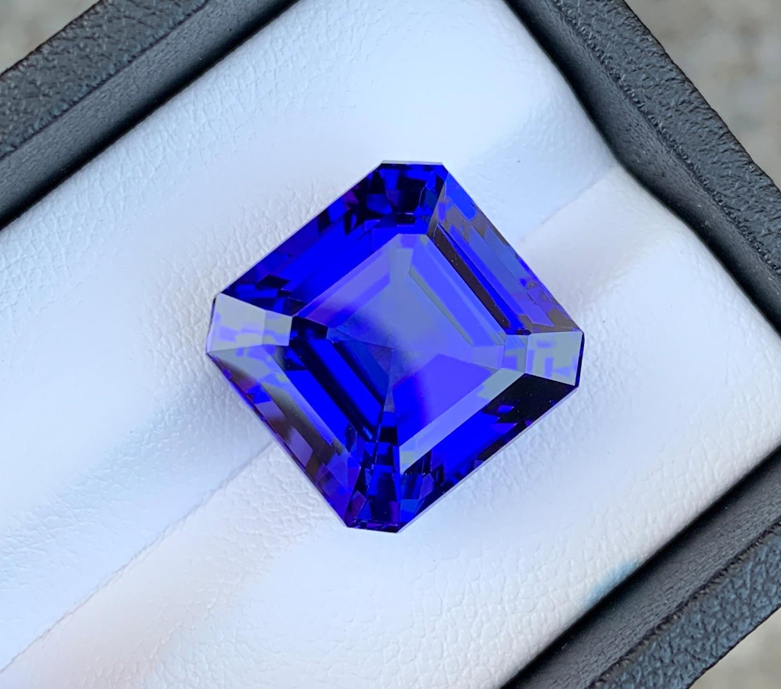 Natural AAA Tanzanite Loose Gemstone Asscher Shape For Making Jewelry 20.50 CTs - 4