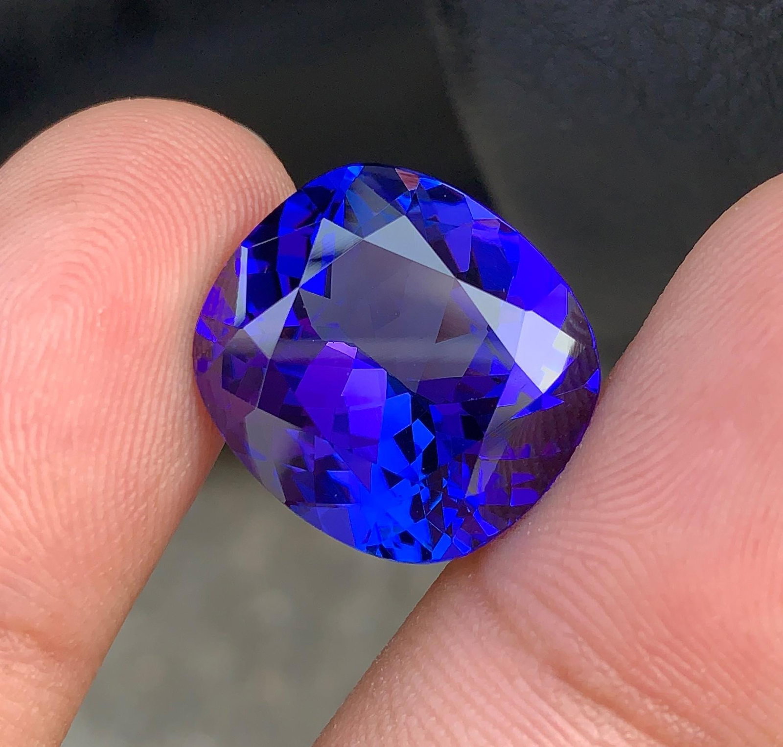 Natural AAA Tanzanite Loose Gemstone Fancy Cushion Shape For Making Jewelry 21.46 CTs - 2