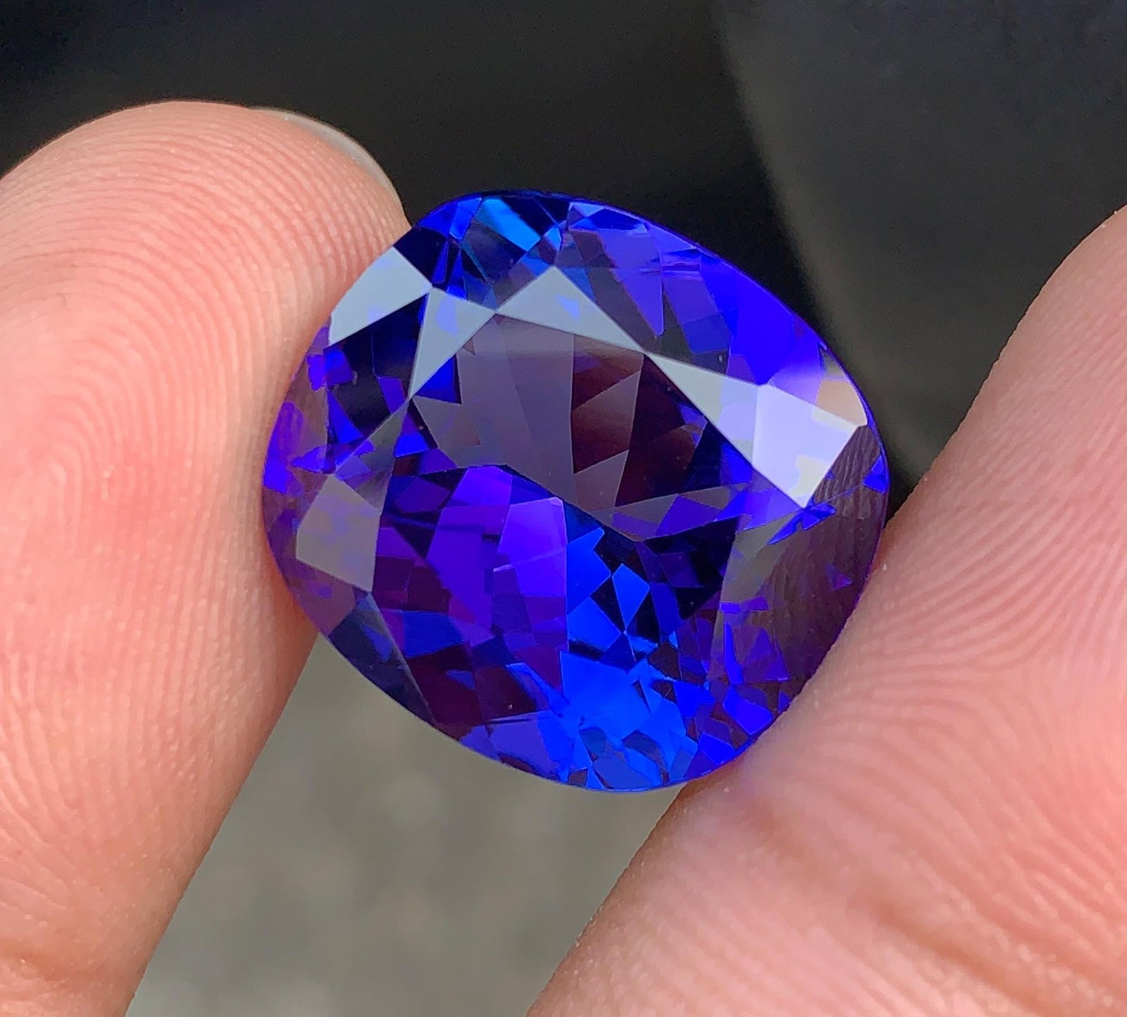 Natural AAA Tanzanite Loose Gemstone Fancy Cushion Shape For Making Jewelry 21.46 CTs - 4