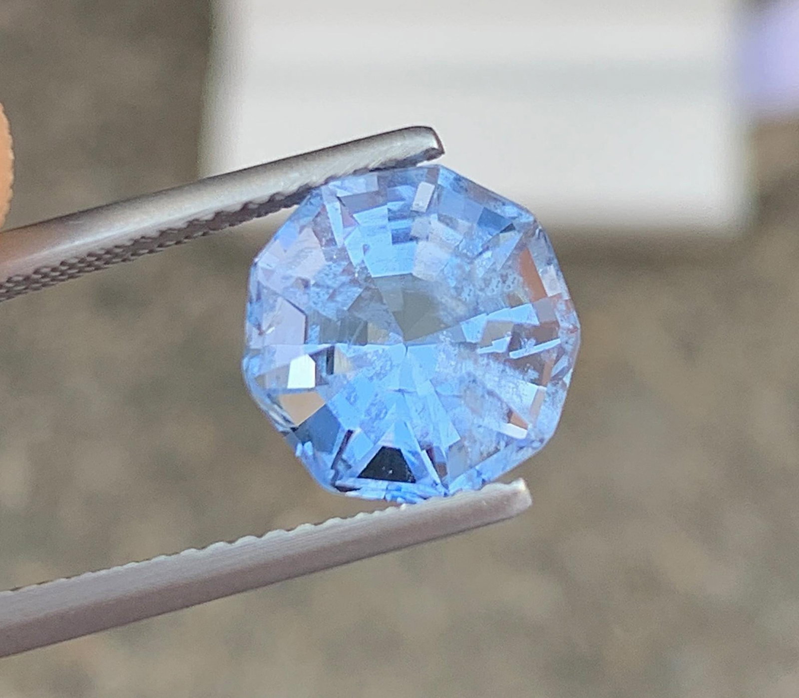 Santa Maria Aquamarine Gemstone: 3.73 CT Fancy Cut Beryl - 7