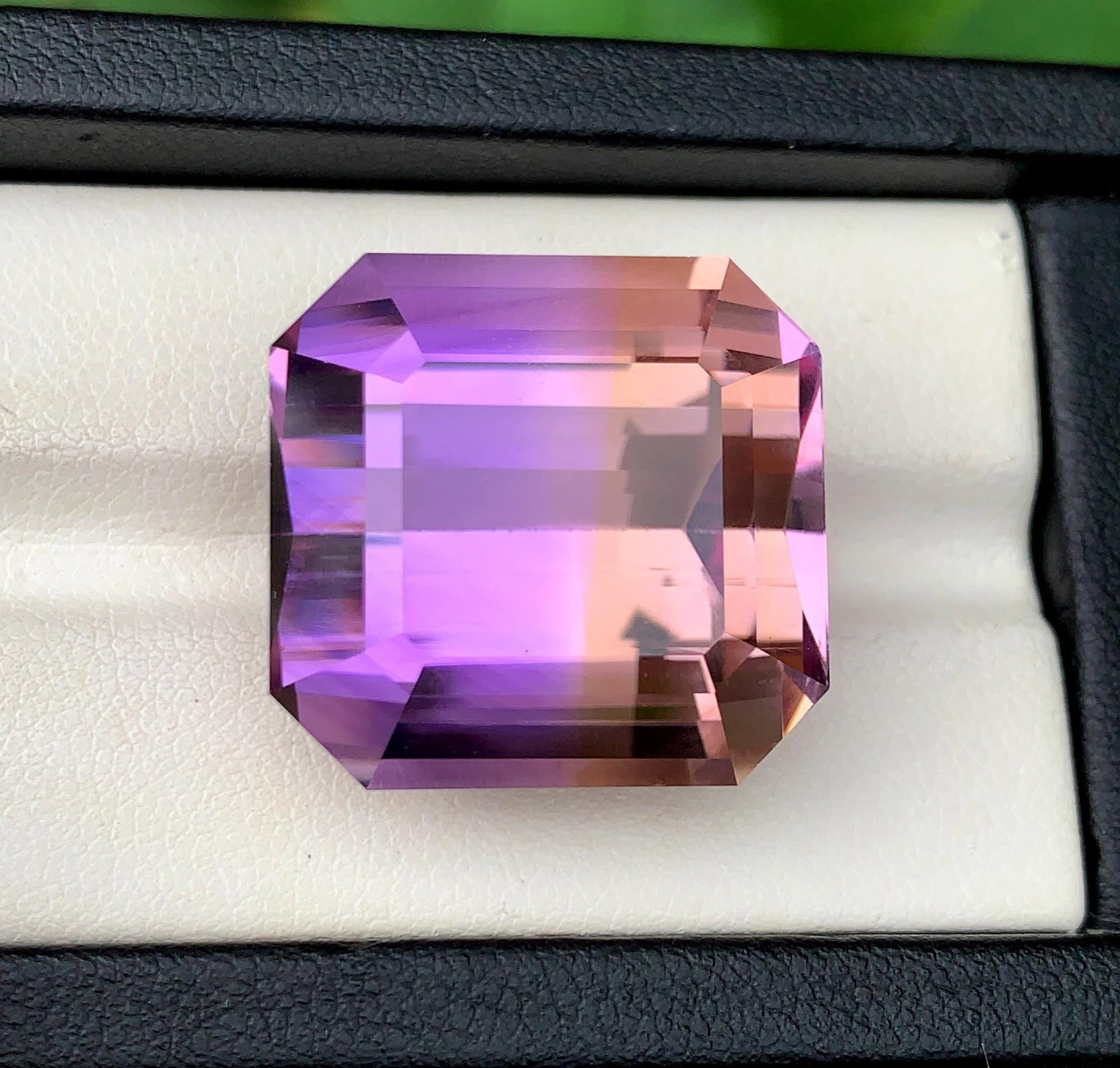Emerald Cut Ametrine Gemstone: Natural Bolivian February Birthstone (54.52 CT) - 3